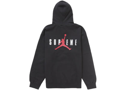 Supreme Jordan Hooded Sweatshirt (FW24) Black - authentic Supreme apparel