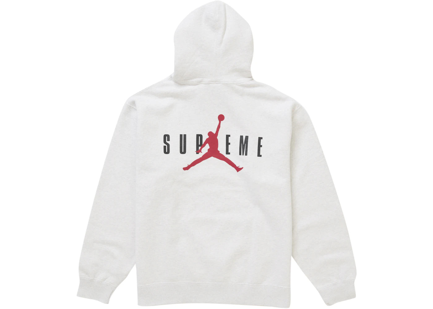 Supreme Jordan Hooded Sweatshirt (FW24) Ash Grey - vue secondaire A