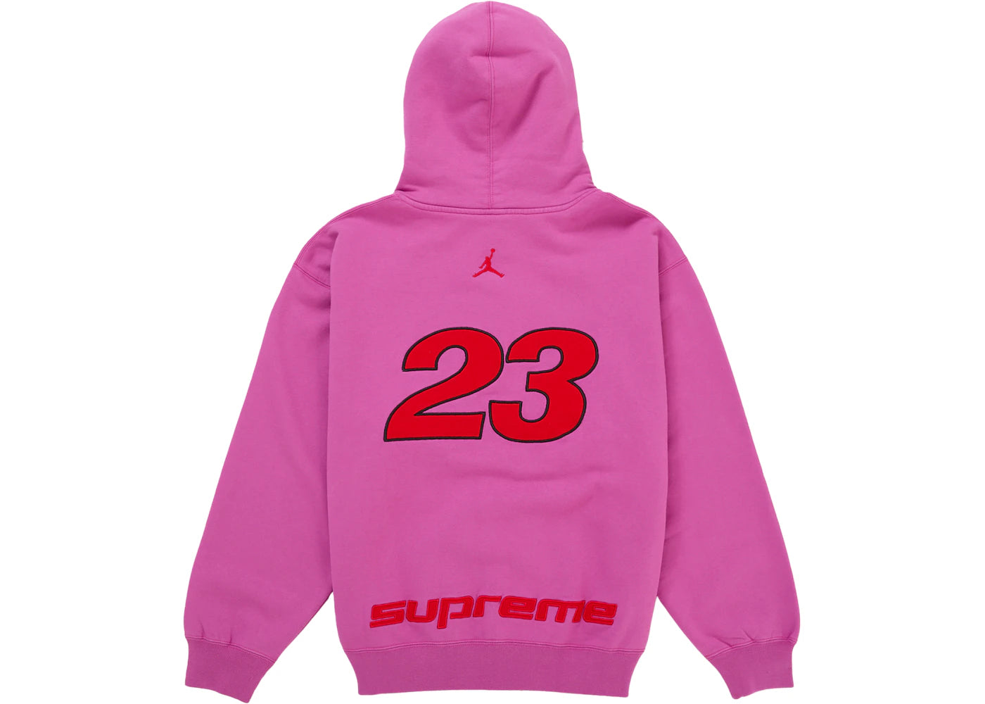 Supreme Jordan Hooded Sweatshirt (SS26) Pink - vue secondaire B