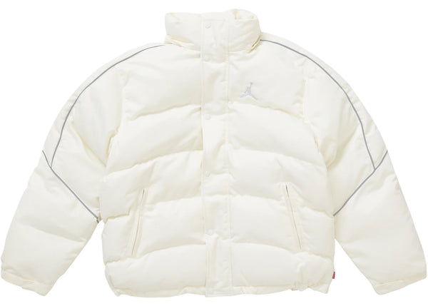 Supreme Jordan Puffer Jacket White