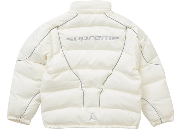 Supreme Jordan Puffer Jacket White