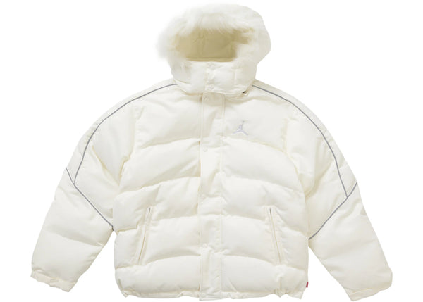 Supreme Jordan Puffer Jacket White sneakers - authentic Supreme shoes
