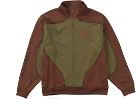 Supreme Jordan Tricot Track Jacket Olive - authentic Supreme apparel