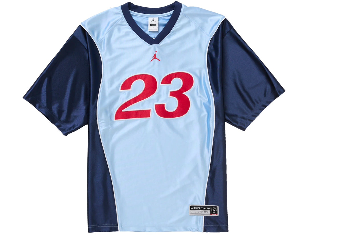 Supreme Jordan Warm Up Jersey Light Blue - vue secondaire B