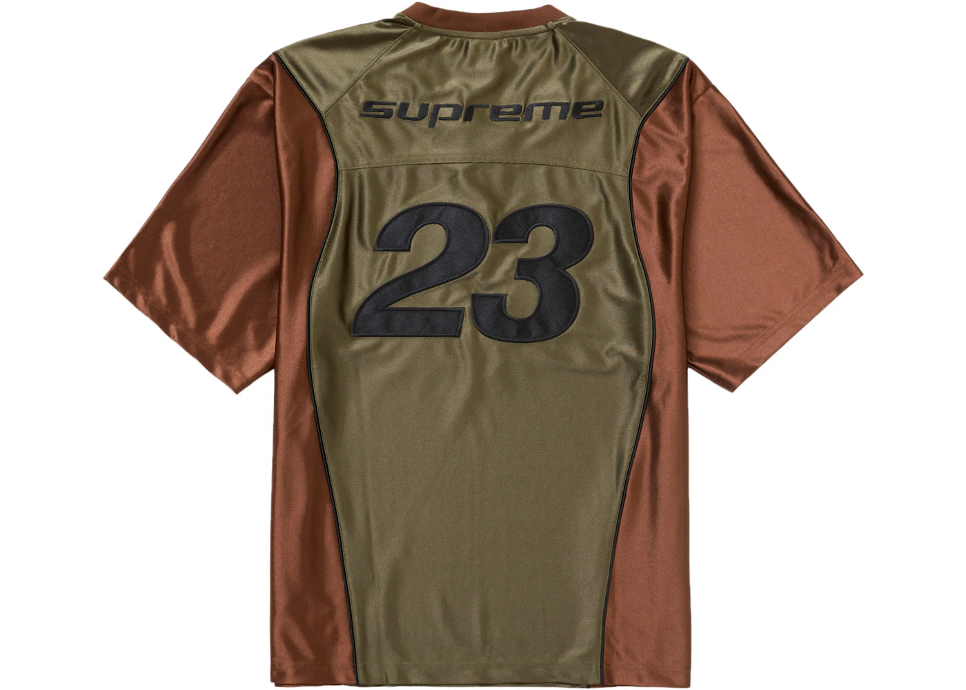 Supreme Jordan Warm Up Jersey Olive - vue secondaire A