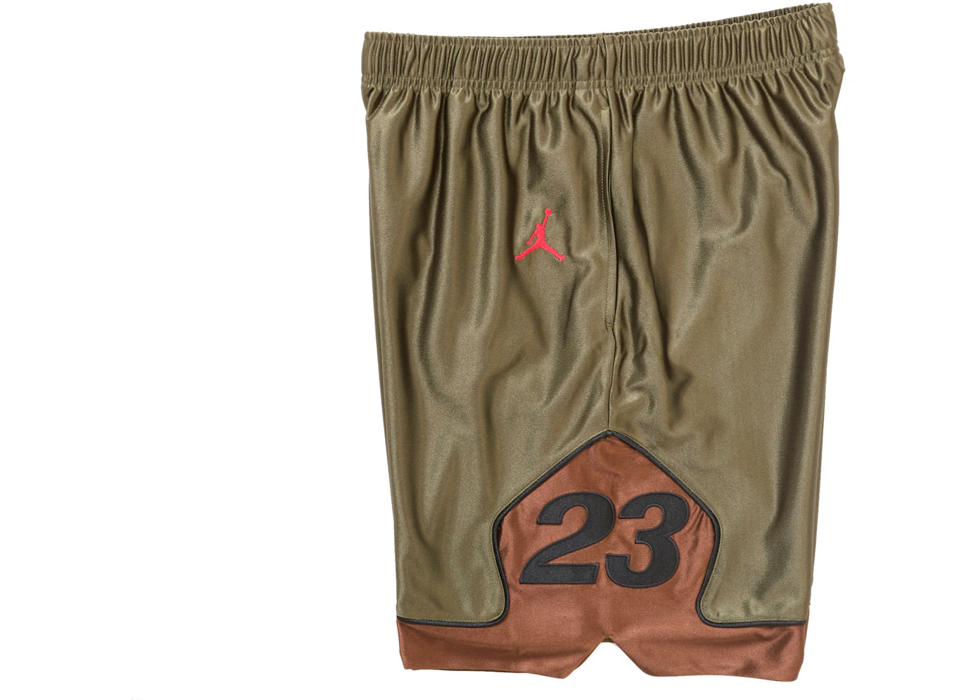 Supreme Jordan Warm Up Short Olive - vue secondaire B