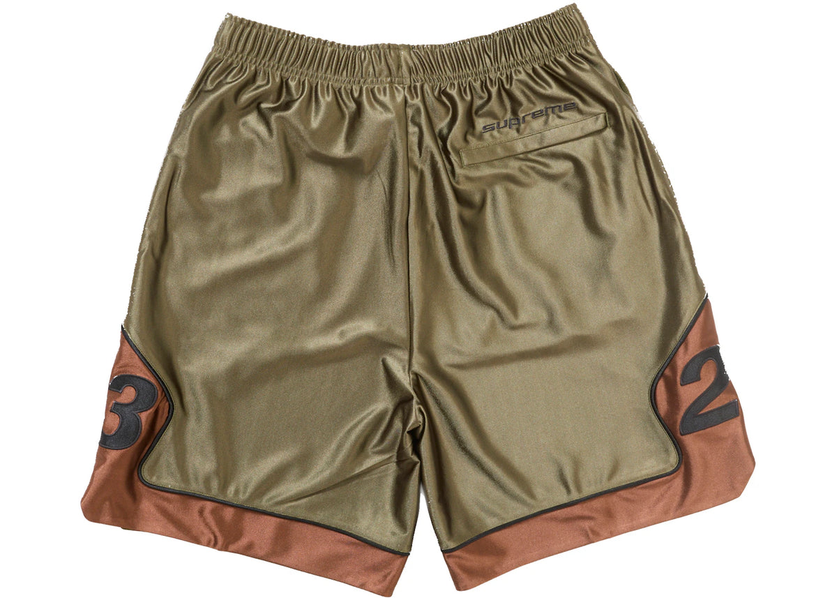 Supreme Jordan Warm Up Short Olive - vue secondaire B