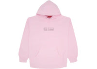 Supreme KAWS Chalk Logo Hooded Sweatshirt Light Pink