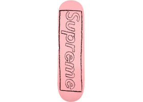 Supreme KAWS Chalk Logo Skateboard Deck Pink - authentic Supreme product
