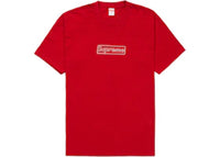 Supreme KAWS Chalk Logo Tee Red