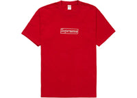 Supreme KAWS Chalk Logo Tee Red