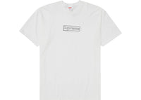 Supreme KAWS Chalk Logo Tee White