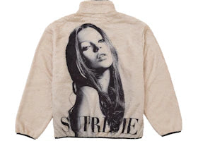 Supreme Kate Moss Fleece Jacket Natural - vue 360