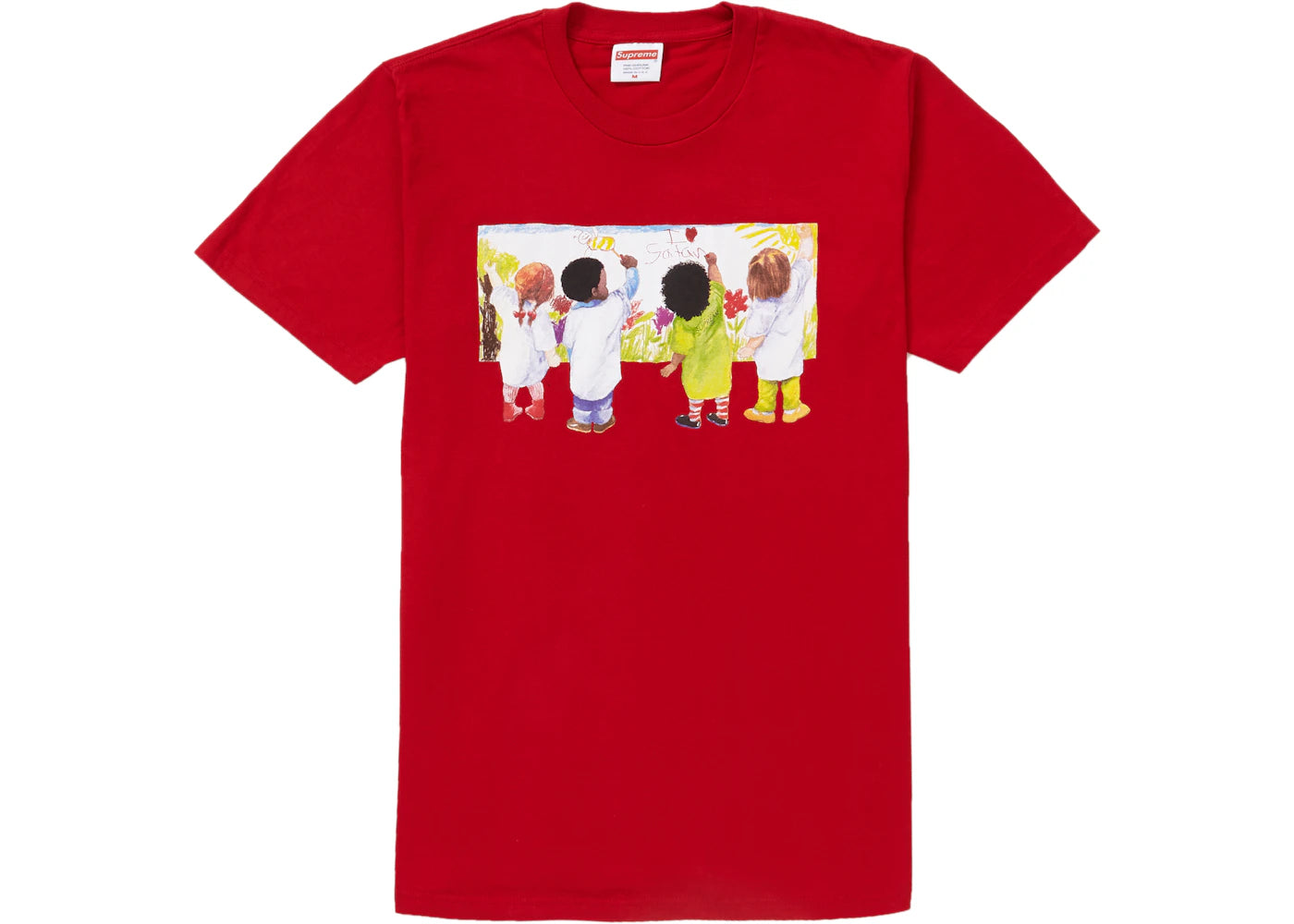 Supreme Kids Tee Red - vue secondaire A