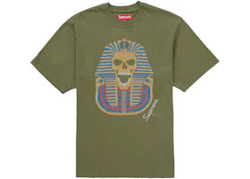 Supreme King Tut S/S Top Olive