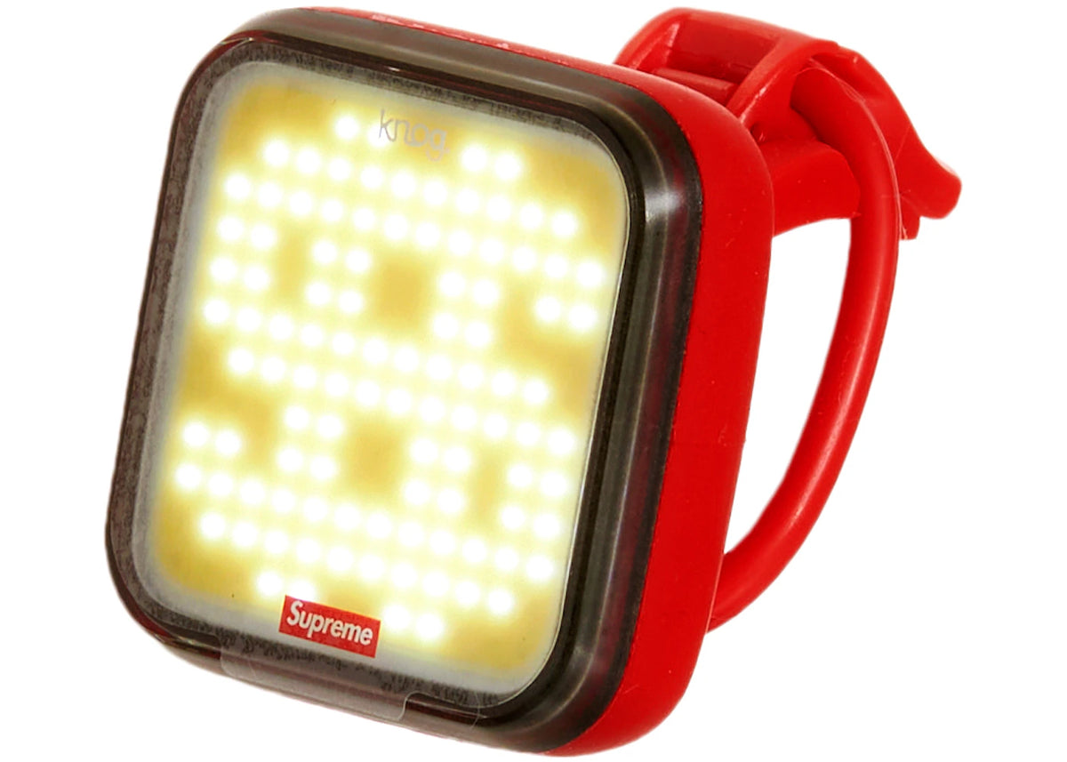 Supreme Knog Blinder Bicycle Lights (Set of 2) Red - vue 360