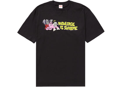 Supreme Knowledge Tee Black - authentic Supreme product
