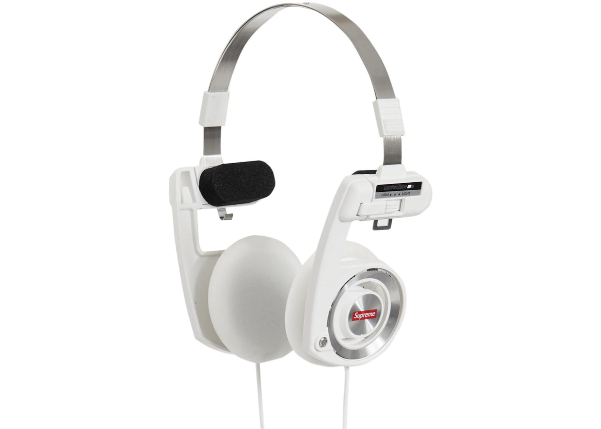 Supreme Koss PortaPro Headphones White - vue secondaire A