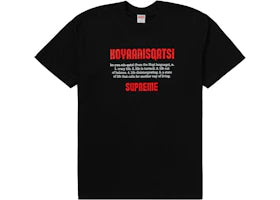 Supreme Koyaanisqatsi Tee Black
