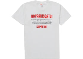 Supreme Koyaanisqatsi Tee White