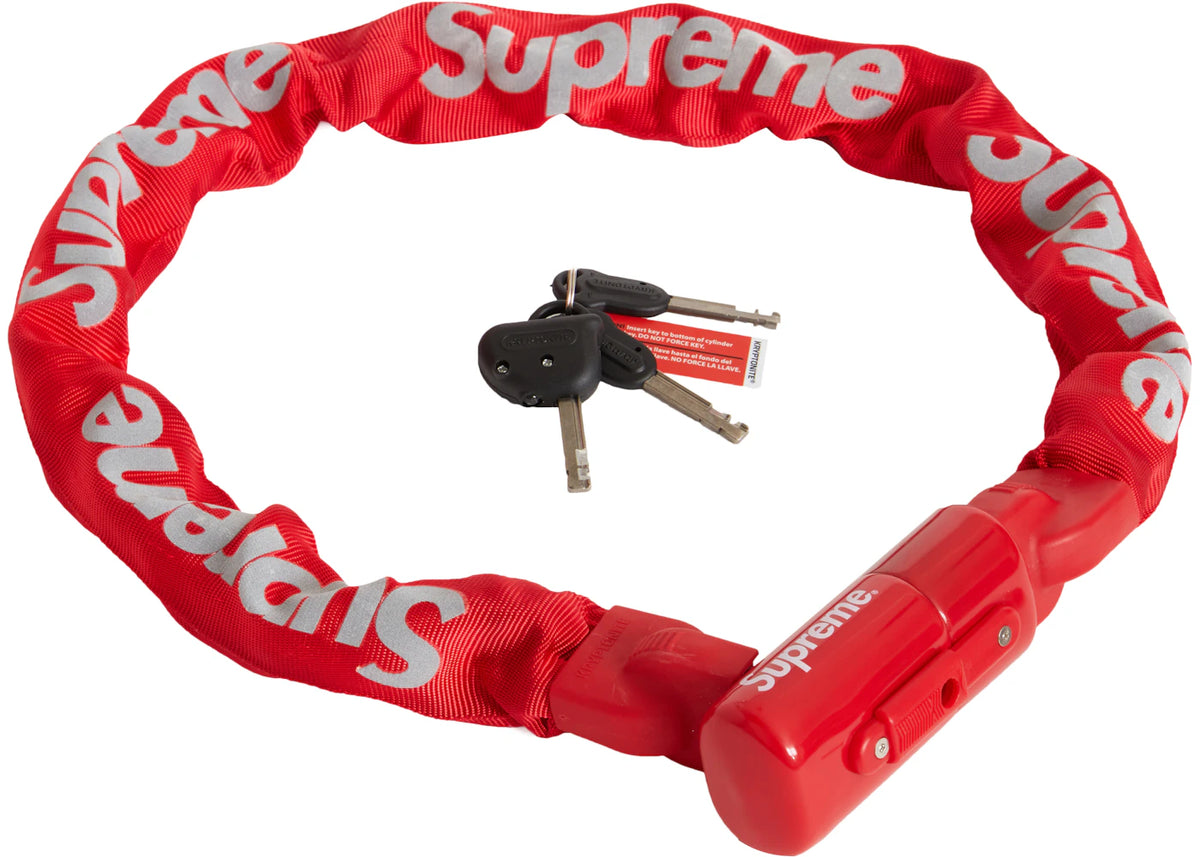Supreme Kryptonite Integrated Chain Lock Red - vue secondaire A