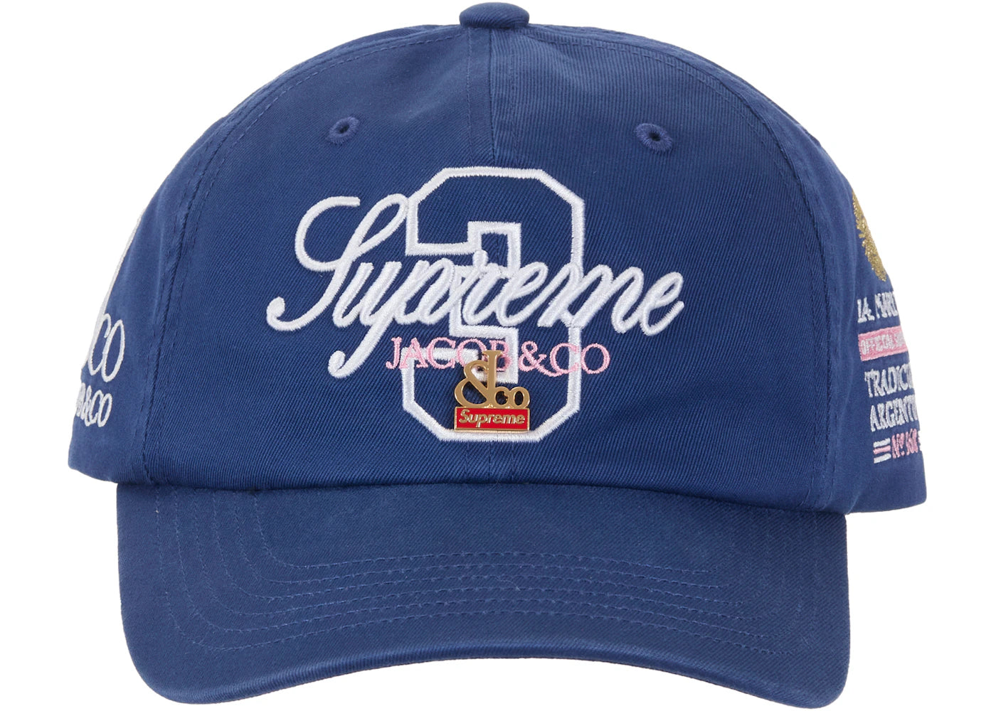Supreme La Martina 6-Panel Blue - vue secondaire B