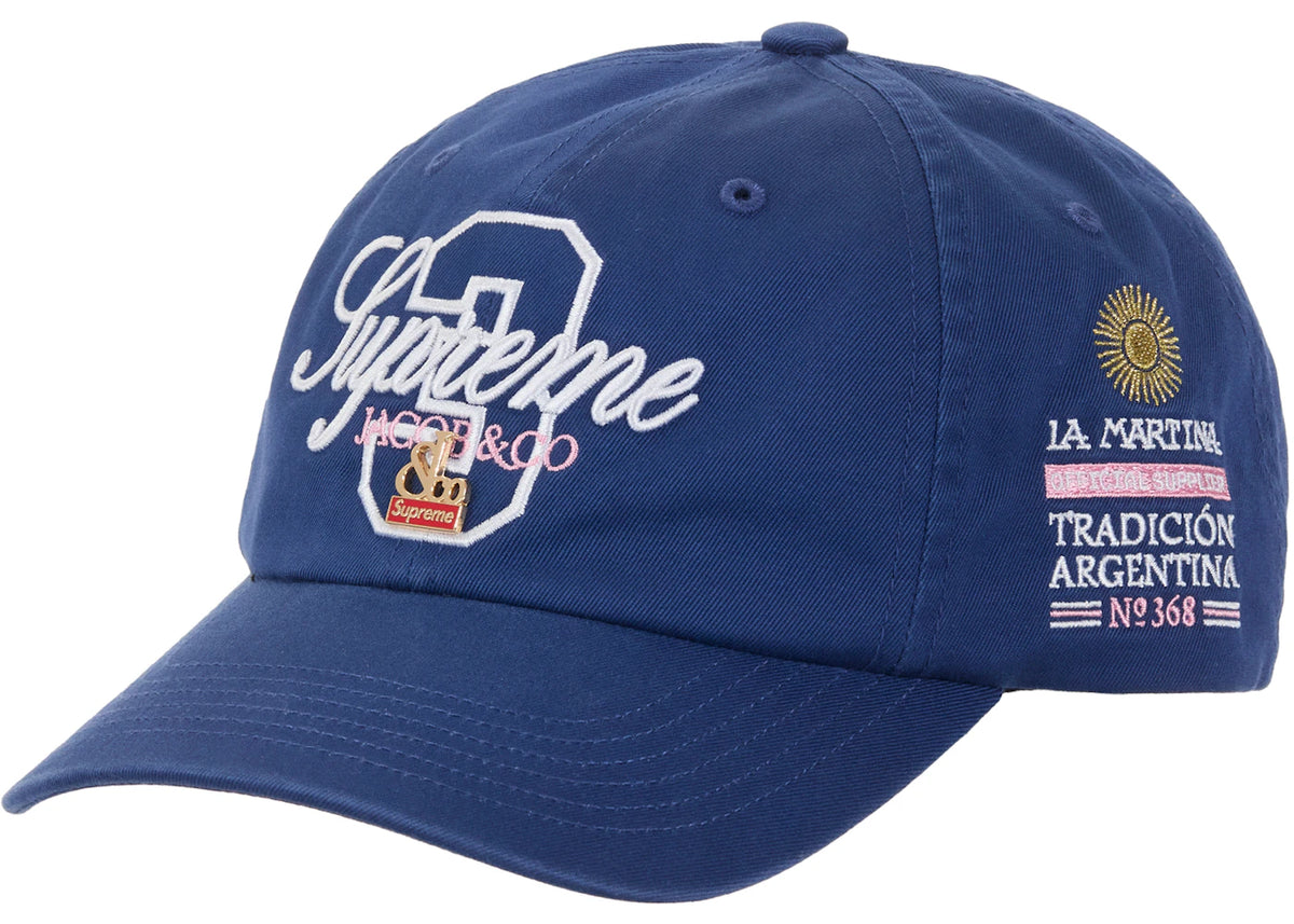 Supreme La Martina 6-Panel Blue - vue secondaire A