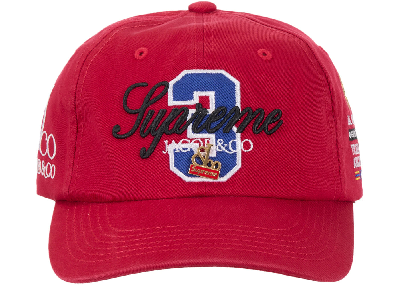 Supreme La Martina 6-Panel Red - vue secondaire B