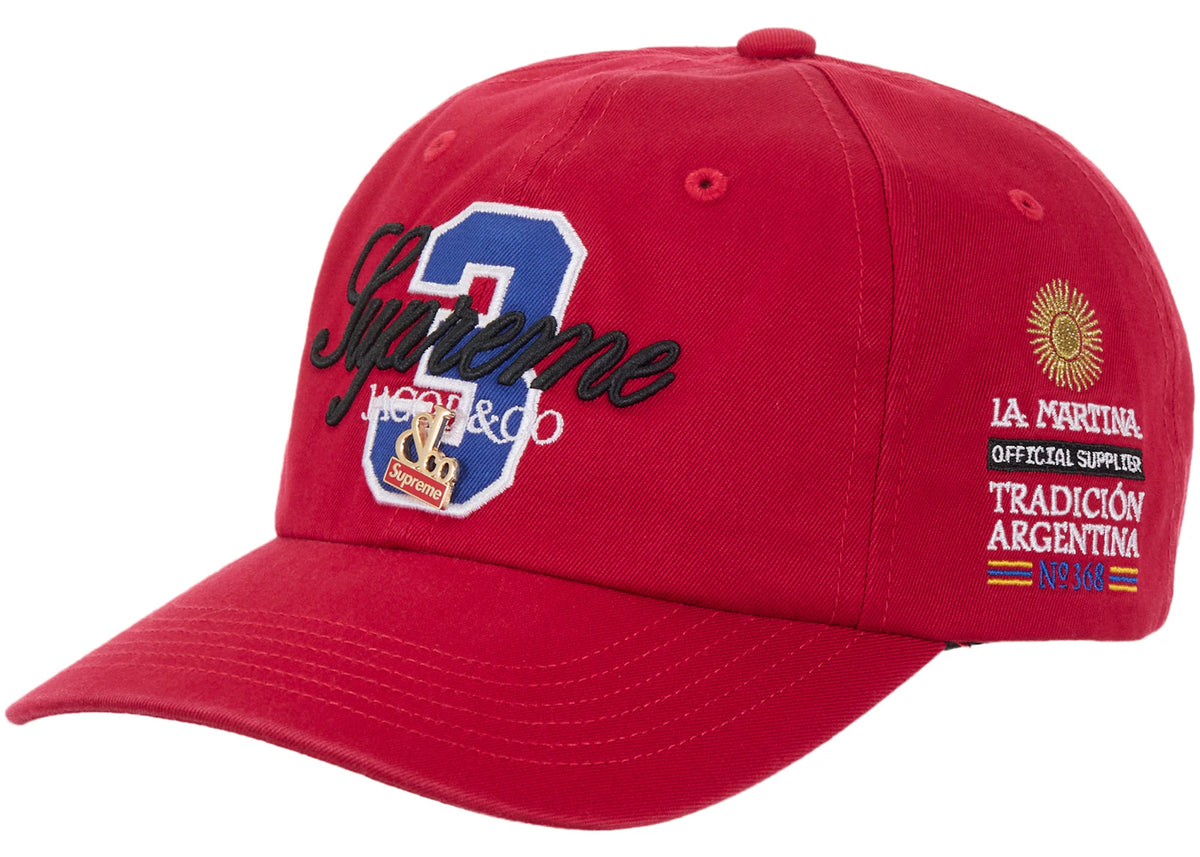 Supreme La Martina 6-Panel Red - vue secondaire A