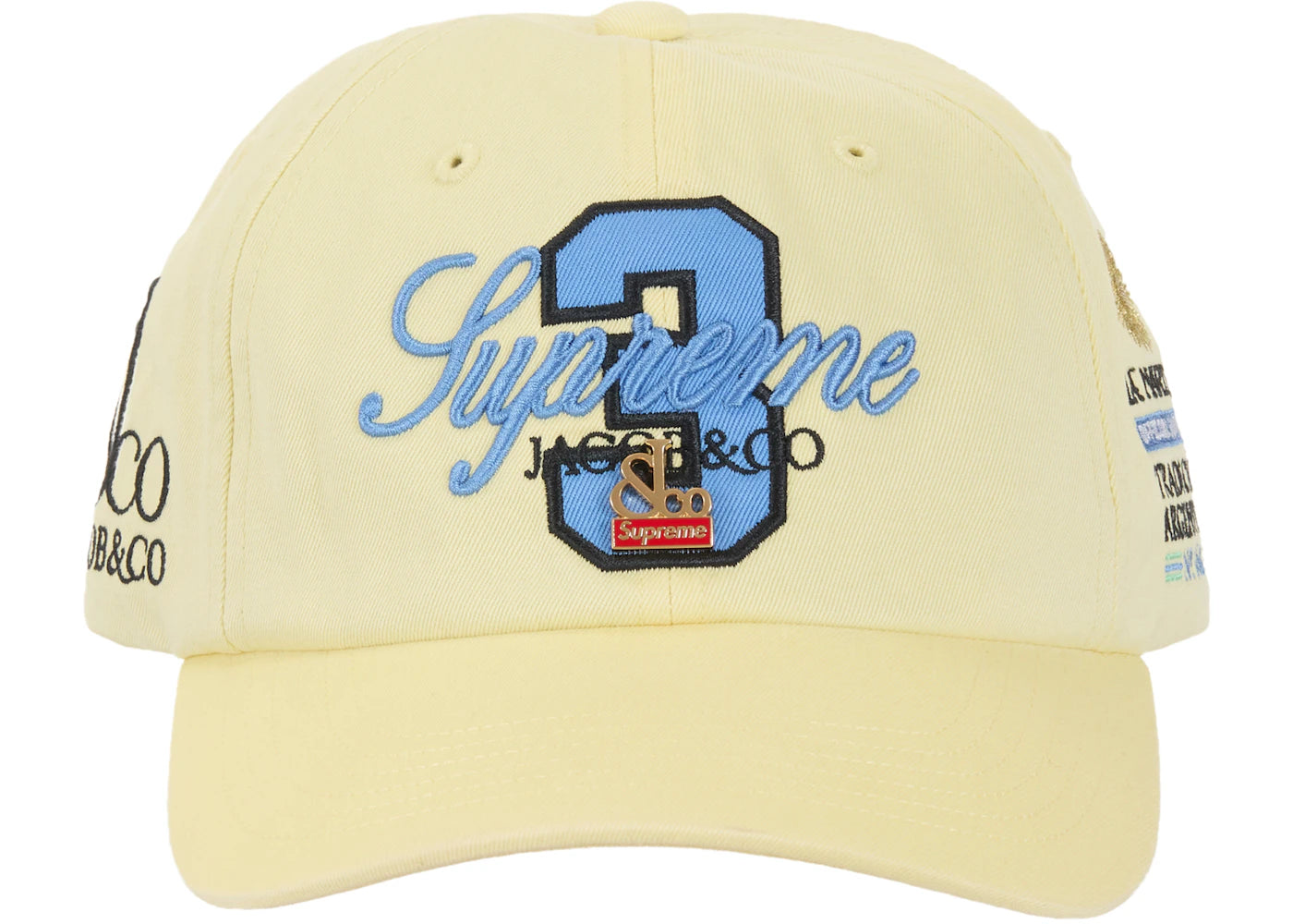 Supreme La Martina 6-Panel Yellow - vue secondaire B