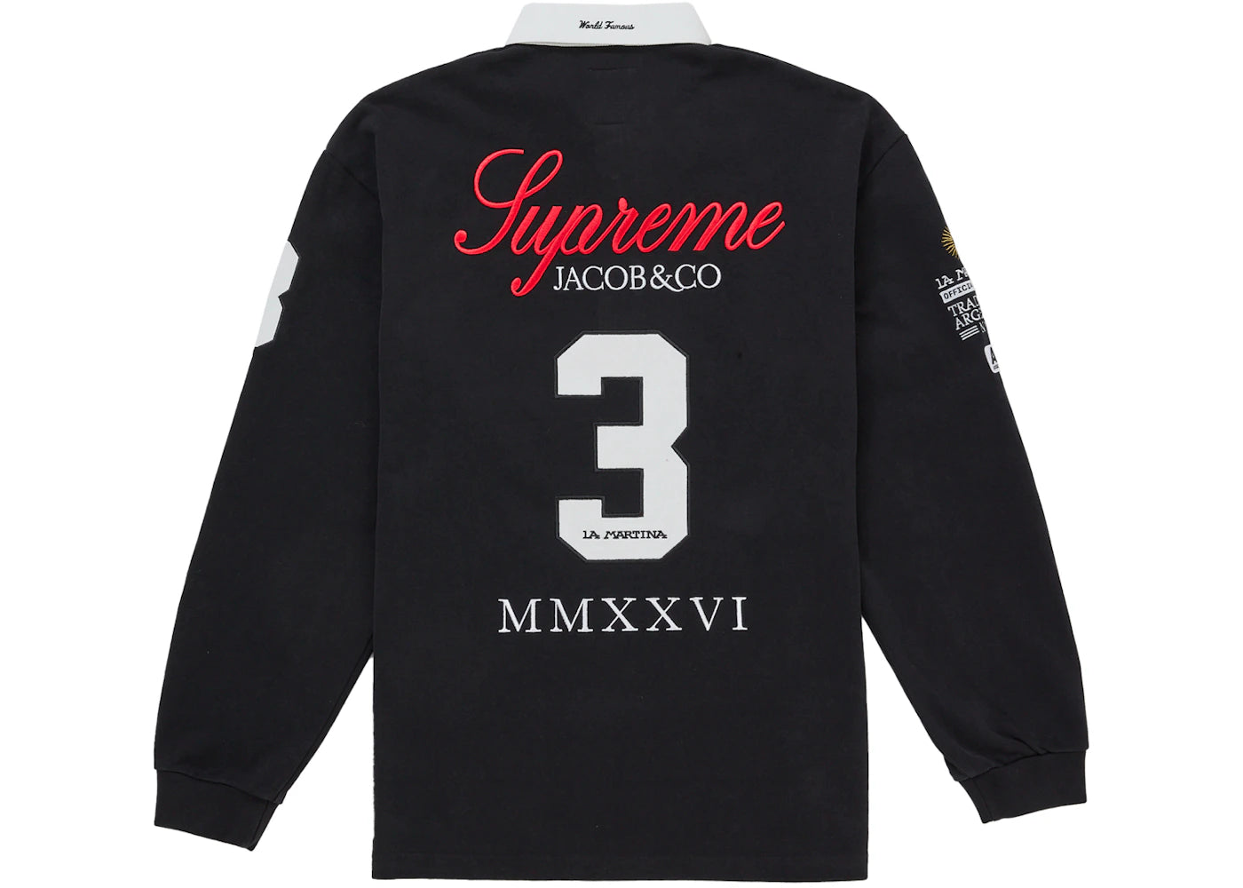 Supreme La Martina Rugby Black - vue secondaire B