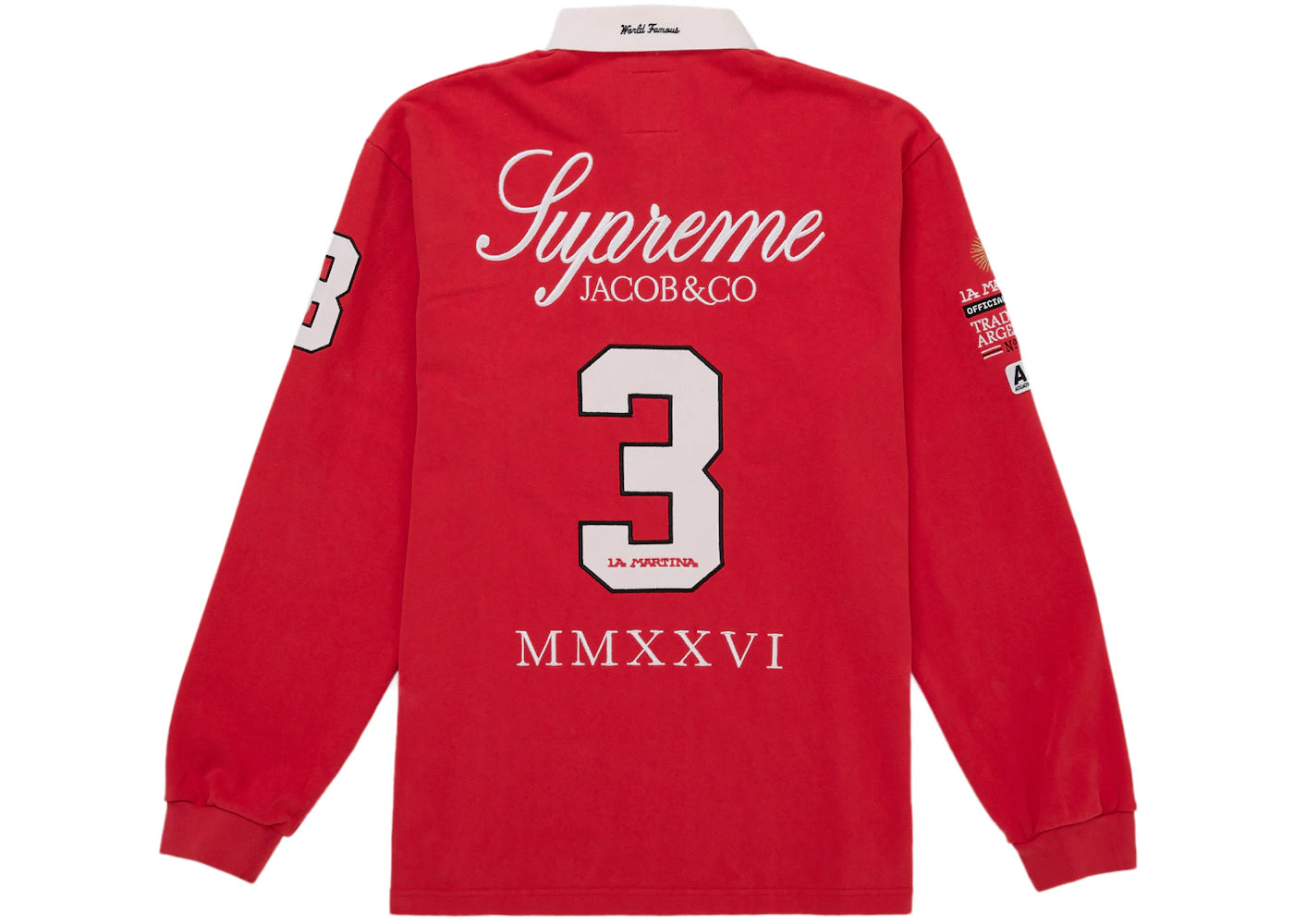 Supreme La Martina Rugby Red - vue secondaire A