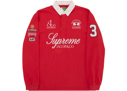 Supreme La Martina Rugby Red - authentic Supreme product