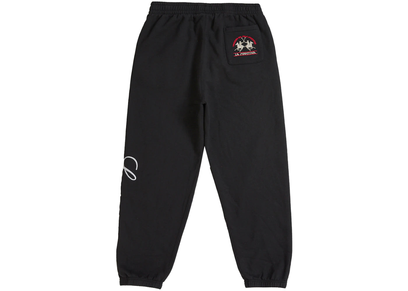 Supreme La Martina Sweatpant Black - vue secondaire B