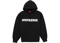 Supreme Lace Hooded Sweatshirt Black