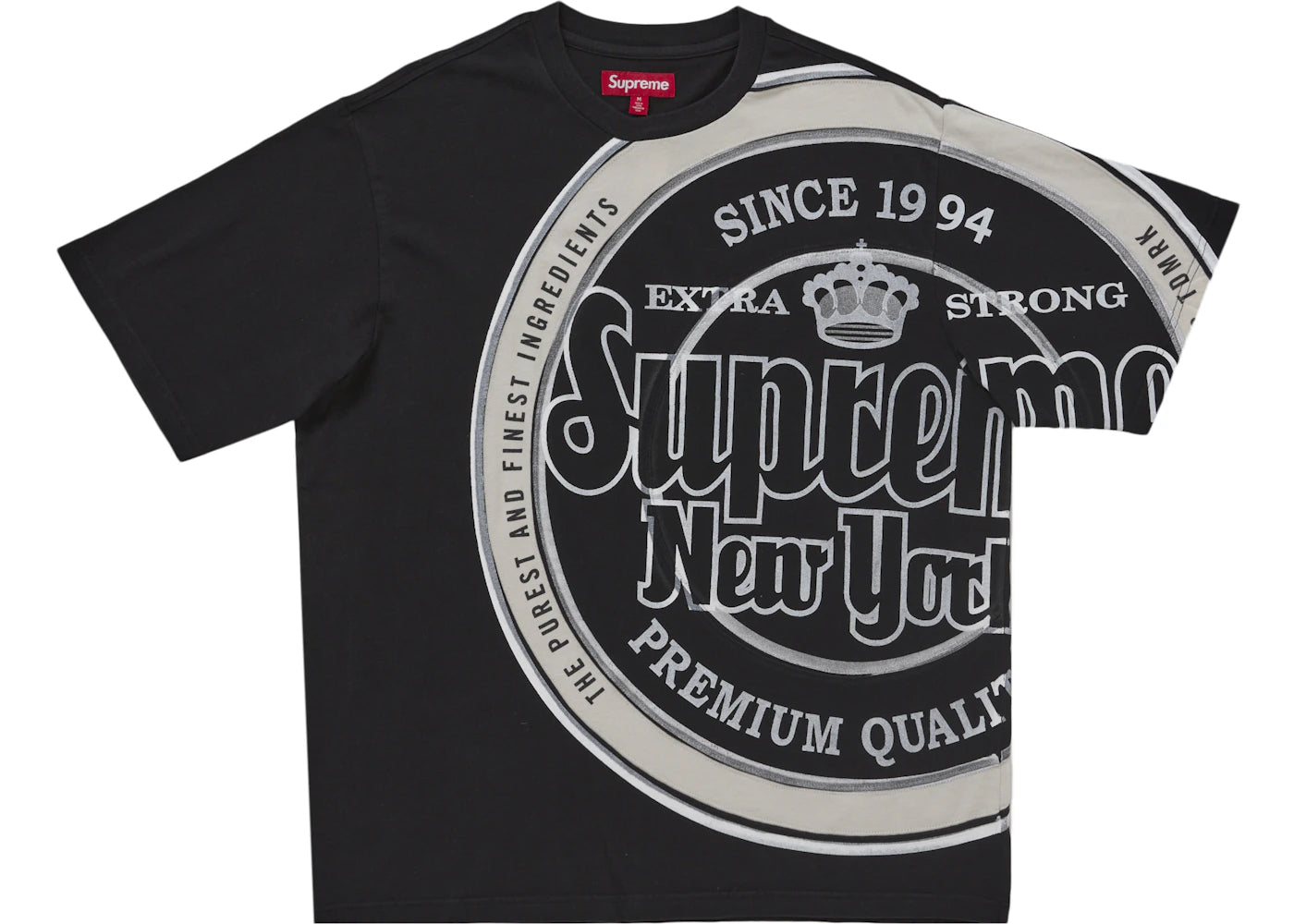Supreme Lager S/S Top Black - vue secondaire A