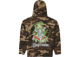 Supreme Lakshmi Zip Up Hooded Sweatshirt Brown Camo - vue 360