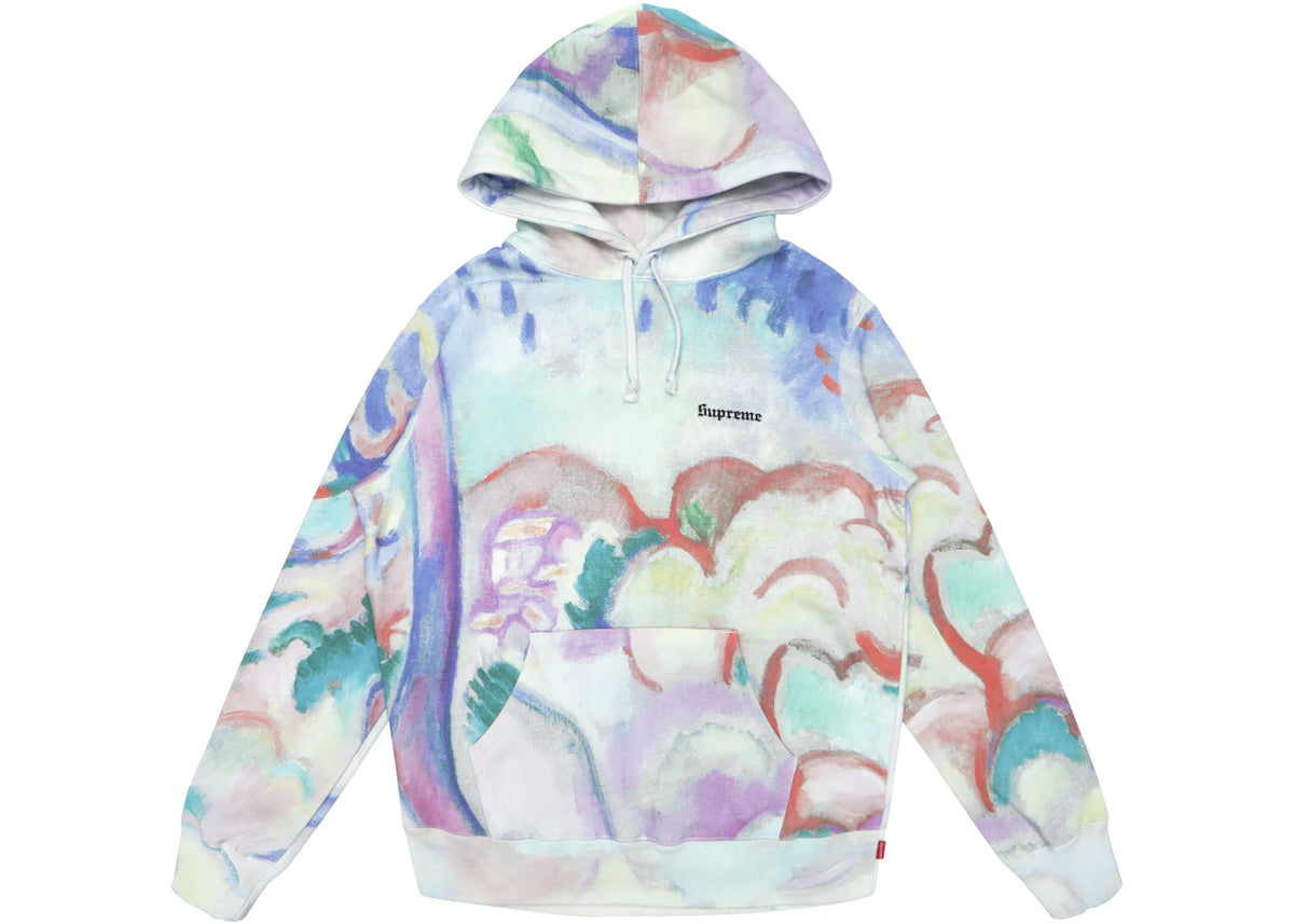 Supreme Landscape Hooded Sweatshirt Multicolor - vue secondaire A