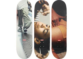 Supreme Larry Clark Kids 40oz & Jav & Makeout Skateboard Deck Multi Set - vue 360