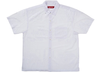 Supreme Last Supper Lace S/S Shirt White - apparel view 2