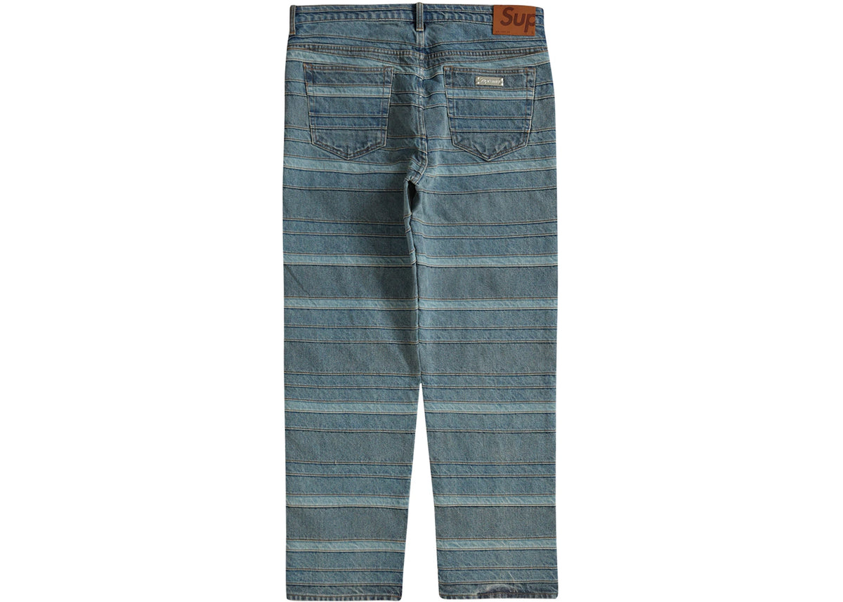 Supreme Layered Jean Washed Blue - vue secondaire B
