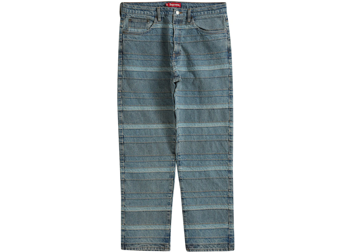 Supreme Layered Jean Washed Blue - vue secondaire A