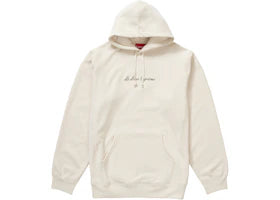 Supreme Le Luxe Hooded Sweatshirt Natural