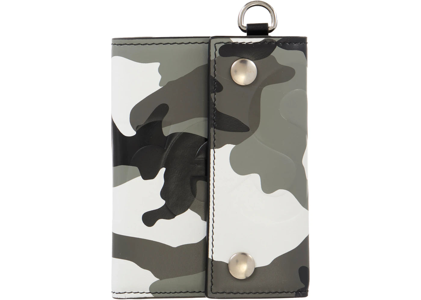 Supreme Leather Chain Wallet Snow Camo - vue secondaire B
