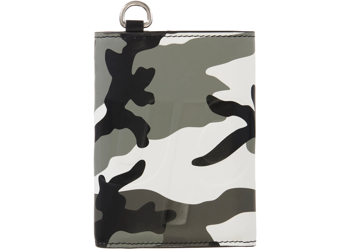 Supreme Leather Chain Wallet Snow Camo - vue secondaire B