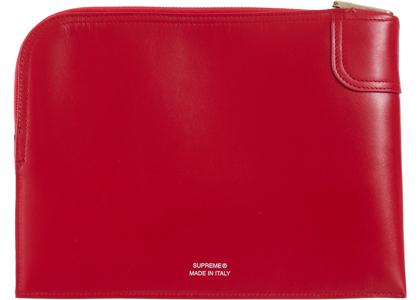 Supreme Leather Money Bag (FW25) Red - vue secondaire B