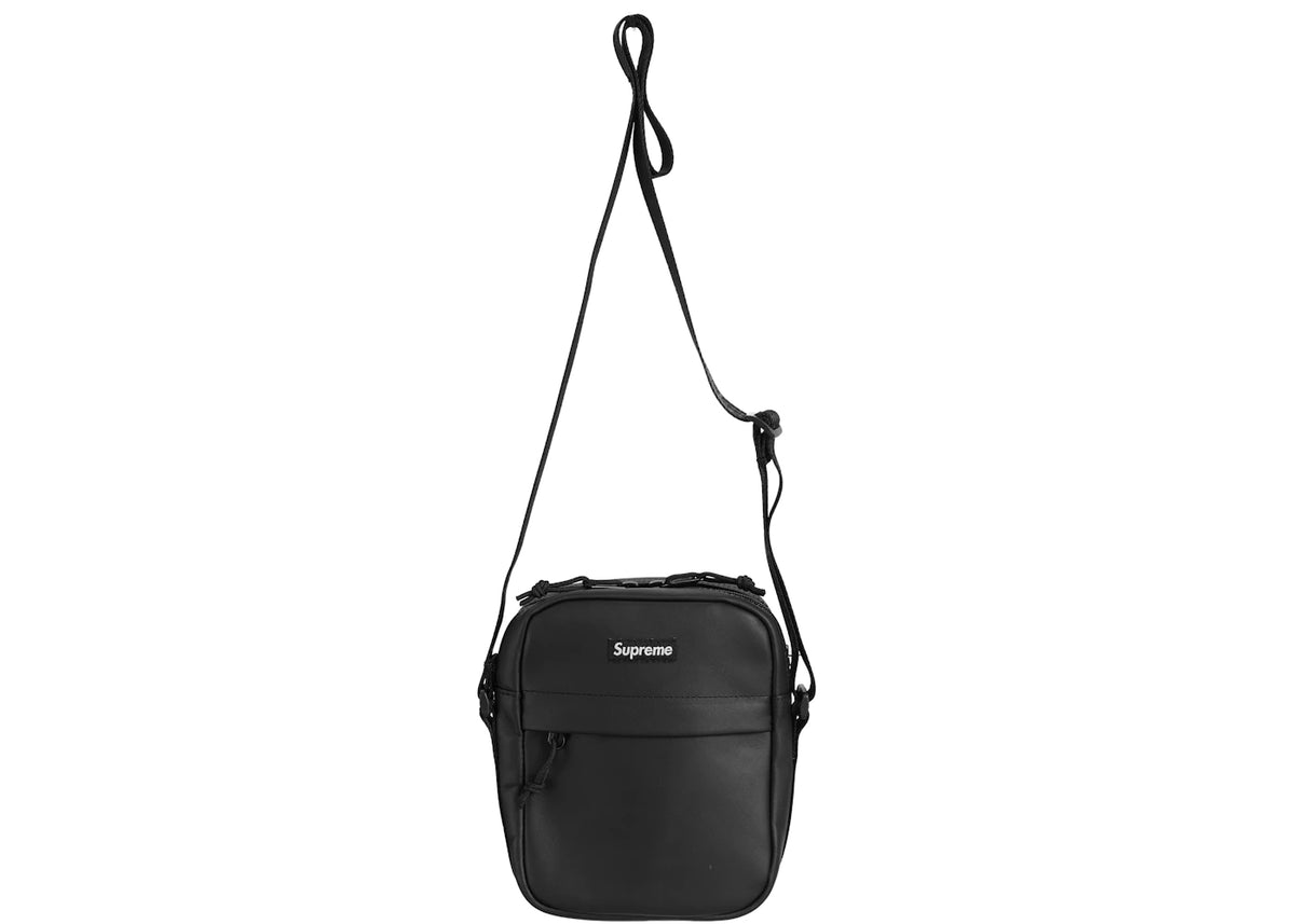 Supreme Leather Shoulder Bag Black - vue secondaire B