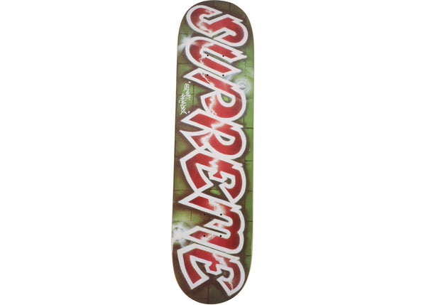 Supreme Lee Quinones Lee Logo Skateboard Deck Red sneakers - authentic Supreme shoes