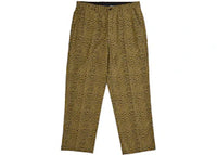 Supreme Leopard Wool Trouser Tan