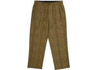 Supreme Leopard Wool Trouser Tan